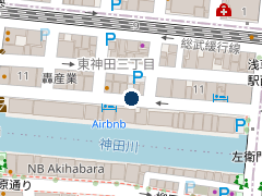 三井のリパーク 東神田３丁目第２の位置