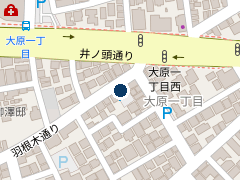 三井のリパーク 大原１丁目第４の位置