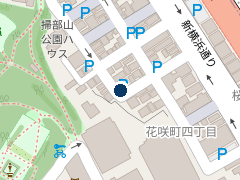 三井のリパーク 横浜花咲町４丁目の位置