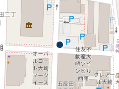 三井のリパーク 東五反田２丁目第１４の位置