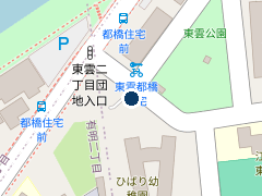 三井のリパーク 東雲都橋住宅の位置