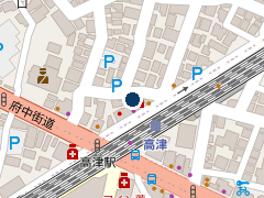 三井のリパーク 高津駅前第５の位置