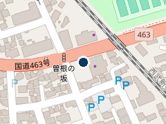 三井のリパーク カーテンじゅうたん王国所沢中央店の位置