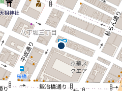 三井のリパーク 八丁堀３丁目第４の位置