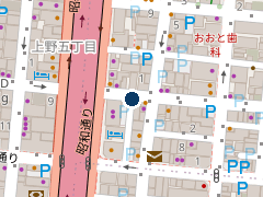 三井のリパーク 台東３丁目第６の位置