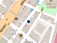 三井のリパーク 銀座１丁目第８の位置
