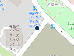 三井のリパーク 幕張ベイパーク　スカイグランドタワー駐車の位置