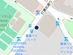 三井のリパーク 幕張ベイパーク　ウェルネスセンター駐車場の位置