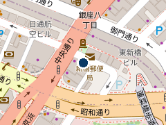 三井のリパーク 新橋１丁目第６の位置