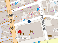 三井のリパーク 大宮門街駐車場の位置