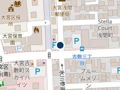 三井のリパーク 大宮浅間町２丁目第３の位置