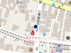 三井のリパーク 布田駅前の位置