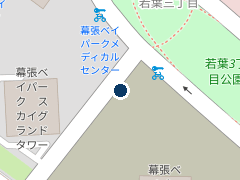 三井のリパーク 幕張ベイパーク　ミッドスクエアタワー駐車の位置
