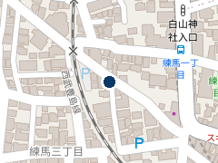 三井のリパーク 練馬３丁目第２の位置