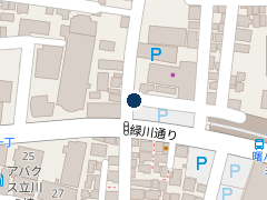三井のリパーク 立川曙町１丁目第５の位置