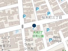 三井のリパーク 大宮大成町２丁目第３の位置