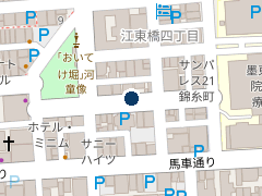 三井のリパーク 江東橋４丁目第１７の位置