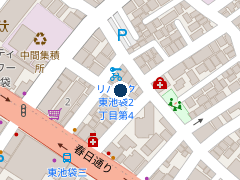 三井のリパーク 東池袋２丁目第４の位置