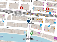 三井のリパーク 東神田３丁目第３の位置