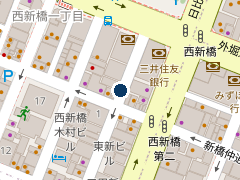 三井のリパーク 西新橋１丁目第６の位置