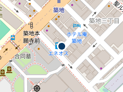 三井のリパーク 築地３丁目第２の位置