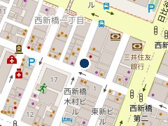 三井のリパーク 西新橋１丁目第７の位置