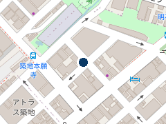 三井のリパーク 築地７丁目第４の位置