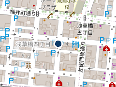 三井のリパーク 浅草橋４丁目第６の位置