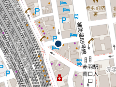 三井のリパーク 赤羽駅東口第２の位置