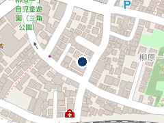 三井のリパーク 足立柳原１丁目第２の位置
