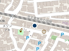 タイムズ羽根木の位置