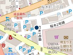 タイムズ大宮大成町の位置