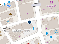 タイムズ大宮西口の位置