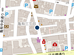 タイムズ亀有第１２の位置