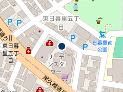 タイムズ東日暮里第１０の位置