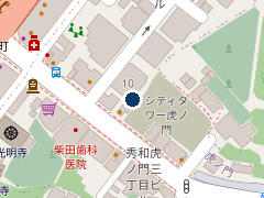 タイムズ虎ノ門　タワーズの位置