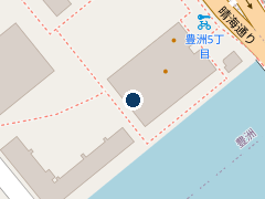 タイムズ豊洲シエルタワーの位置