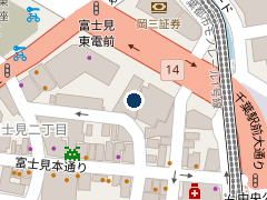 タイムズ千葉弁天の位置