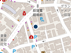 タイムズりそな銀行荻窪支店の位置
