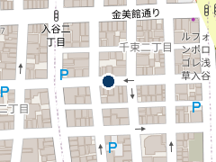 タイムズ下谷３丁目の位置