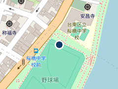 タイムズ台東清川の位置