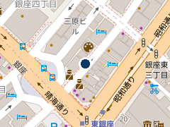タイムズ有楽町マリオン駐車場の位置