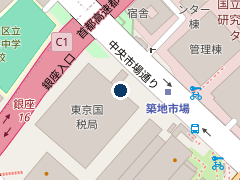 タイムズ銀座７丁目第８の位置