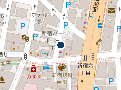 ドン・キホーテ新宿店の位置
