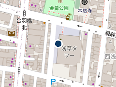タイムズ入谷第２の位置