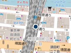 バイクタイムズ外神田の位置