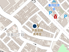 タイムズイトーヨーカドー曳舟店屋上の位置