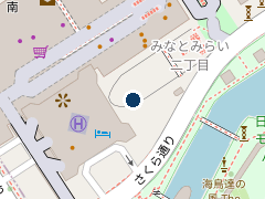 タイムズプライムギャラリーみなとみらいの位置
