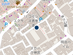 タイムズ原宿駅前表参道口第２の位置