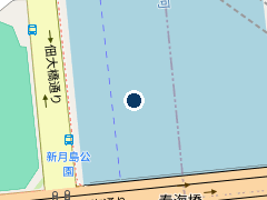 タイムズ月島第１７の位置